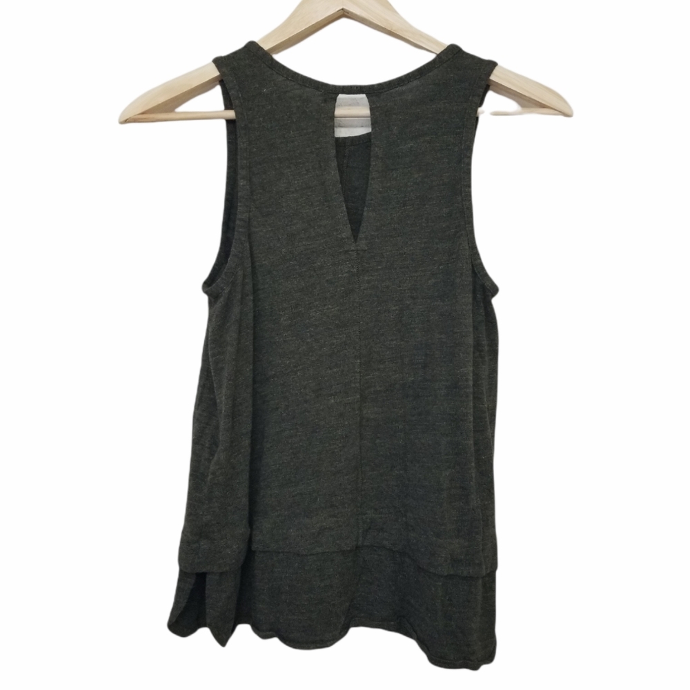 Madewell Ruffle Hem Tank Small - Picture 2 of 4